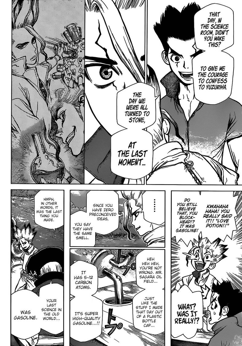 Dr. Stone Manga Chapter 95 page 10 - First Contact scene