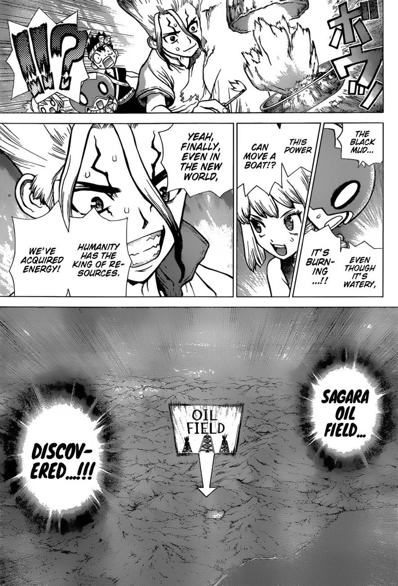 Dr. Stone Manga Chapter 95 page 6 - First Contact scene