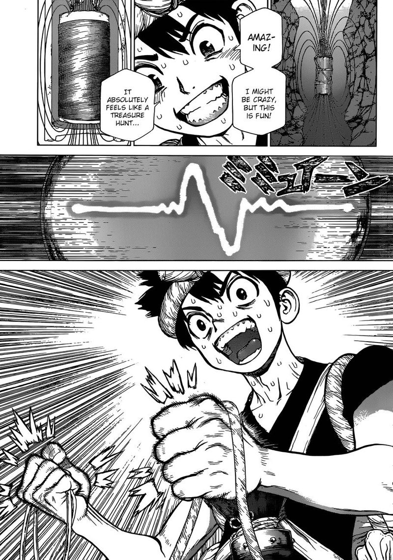 Dr. Stone Manga Chapter 97 page 11 - The Joy of Leadership scene