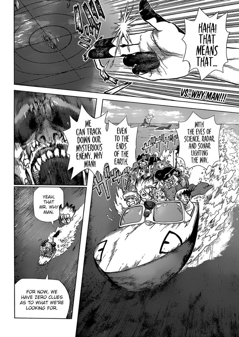 Dr. Stone Manga Chapter 97 page 2 - The Joy of Leadership scene