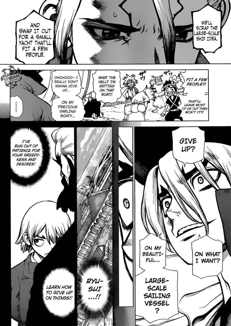 Dr. Stone Manga Chapter 98 page 10 - Ryusui scene