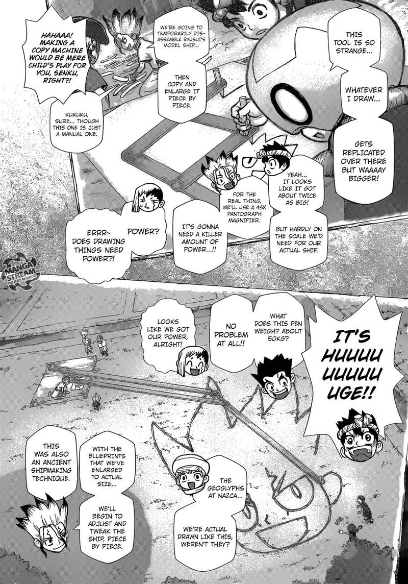 Dr. Stone Manga Chapter 99 page 3 - Kingdom of Science Photo Journal scene